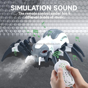 LK Toys RC Araignée Télécommandée pour Enfants, Mouvements Réalistes, Yeux LED Lumineux avec Fonction de Pulvérisation - Product Image 2