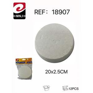 FIGURA 20 X 2.5 cm Discos de Espuma Porex Polyfoam para Manualidades y Proyectos de Arte Creativo - Product Image 1