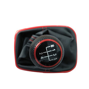 Funda Protectora para Palanca de Cambios para Volkswagen Bora, Negra y Gris, con Acabado de Cuero, Repuesto 1J0 711113 - Product Image 1
