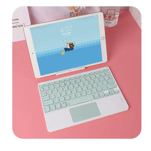 Teclado Externo Delgado y Colorido, Teclado Inalámbrico Bluetooth Recargable Portátil para Tablet de 10 Pulgadas con Panel Táctil, Tablet Lenovo X1 - Product Image 2