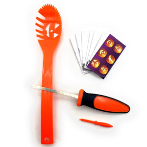 パンプキンカービングキットハロウィンパンプキン彫刻ツールステンレス鋼素材 - Product Image 2