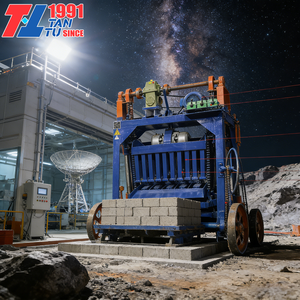 Conjunto Completo de Maquinaria para Fabricación de Ladrillos Ecológicos Enclavables para África, Fábricas de Ladrillos de Cemento a Pequeña Escala, Precio de la Máquina para Fabricar Bloques Huecos - Product Image 4