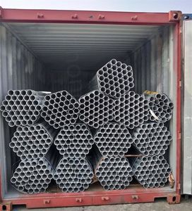 Tuyau en acier galvanisé de haute qualité Sch40 ASTM A53 4 pouces de diamètre 6m et 5,8m de longueur Tuyau rond en acier galvanisé - Product Image 3