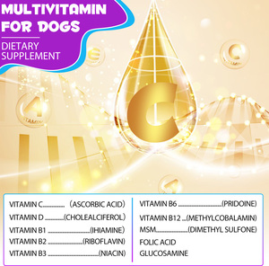 Oimmal Senior Hondensupplementen 15-in-1 Hondenvitamines Multivitamine Druppels voor Huid, Vacht, Hartgezondheid, Botten en Gewrichtsondersteuning - Product Image 5