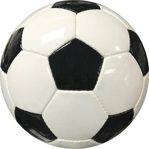 Balón de fútbol de PVC para uso en promoción con bolsa de malla y logotipo de color de diseño - Product Image 5