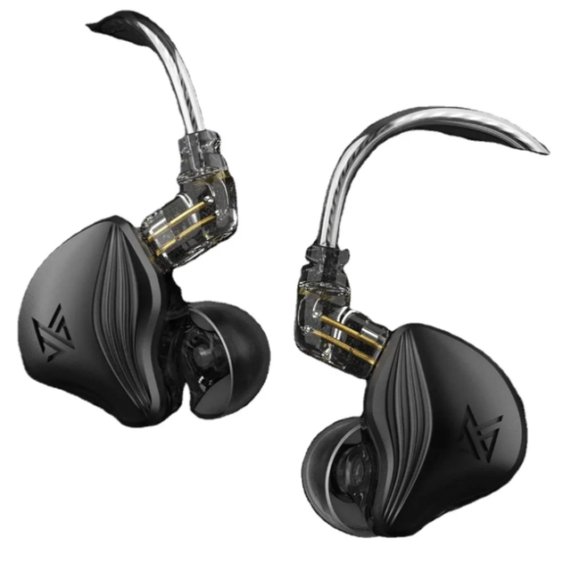 Kz Zex Earphones In-Ear Monitoring Earbuds Electrostatic Technology Sports Music Earpiece HIFI Music Replaceable Wire Earbuds