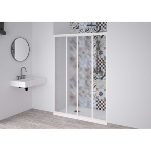 Accesorio interior de acrílico blanco de 100-110 cm Puerta corredera fija de 1 hoja Ap.47 - Product Image 4