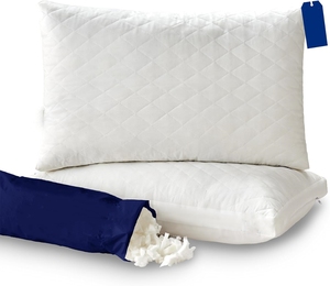 Oreiller en mousse à mémoire de forme moderne et parfait avec housse extérieure en bambou doux pour la santé du cou et un sommeil écologique - Product Image 6