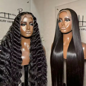 Pelucas de Cabello Humano Vietnamita Virgen 15A, sin Pegamento, con Frente de Encaje HD Completo, Cabello Indio Virgen con Cutícula Alineada, Pelucas con Frente de Encaje HD - Product Image 3