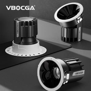 <span class=keywords><strong>Downlight</strong></span> da incasso a soffitto alto Lumen rotondo <span class=keywords><strong>9W</strong></span> 12W trimmless <span class=keywords><strong>LED</strong></span> casa moderna dissipazione del calore in alluminio Villa Hotel - Product Image 1