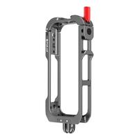 PULUZ Cage de protection métallique avec support d'extension, griffes porte-accessoires et cache-objectif pour Insta360 X4 Air