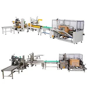 Hoàn Toàn Tự Động <span class=keywords><strong>Carton</strong></span> Trường Hợp Mở Cương Cứng Và Dưới Niêm Phong Cho Hộp Đóng Gói - Product Image 1
