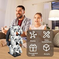 Support d'affichage universel transparent en acrylique pour manette de jeu PS4 sans fil et casque, best-seller transfrontalier, 212g