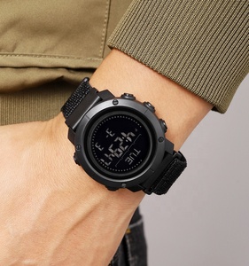 Montre SKMEI 2620 avec boussole numérique, podomètre 3D, sport, extérieur, mode, bracelet en ABS, TPU et nylon, 3 alarmes - Product Image 5