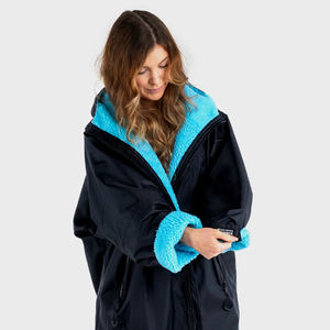 Customized Kids Adult Warm Nylon Lining Wrinkle-Resistant Beach Surf <strong>Swimming</strong> <strong>Coat</strong> Swim Parka <strong>Dry</strong> Changing Robe Towel - Product Image 2