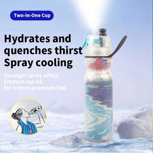 Customization Children BPA FREE Eco Friendly Novelty Outdoor Portable Anti-Fall Cold <b>Spray</b> Squeeze Sports Cycling Bicycle Water - Product Image 2