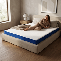 Matelas orthopédique en mousse écologique pour lit Queen et Full Size avec housse hypoallergénique anti-acariens