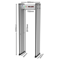 Detektor Logam Multi-zona UB500 6100 / Deteksi Senjata Mega G3 untuk Pemindai Keamanan Bandara