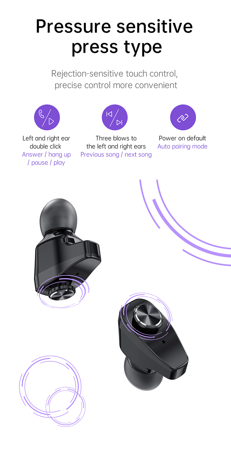 Newly Arrival Wireless Earbuds Bt Earphone Two In One Smart Watch Tws Earphone With Multi Functions - Other - 3