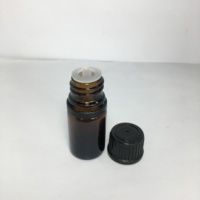 Botol tetes kaca Amber Mini 5ml, untuk Perawatan Kulit Serum wadah parfum untuk Kosmetik kapasitas 20ml 30ml 50ml