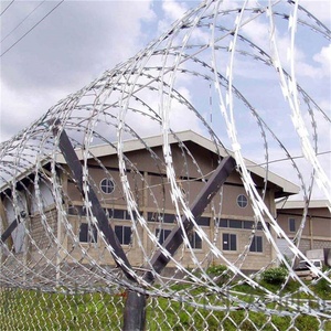 Alambre de púas de maquinilla de afeitar de alta seguridad <span class=keywords><strong>500</strong></span> <span class=keywords><strong>mm</strong></span> de diámetro BTO 22 Bobina de alambre de maquinilla de afeitar - Product Image 1