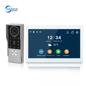 2-dây Wifi tuya <span class=keywords><strong>Video</strong></span> <span class=keywords><strong>intercom</strong></span> với 10 inch cảm ứng đầy đủ màn hình hồng ngoại tầm nhìn ban đêm không thấm nước 1080P chuông cửa cho căn hộ - Product Image 1