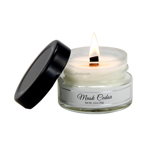 Velas Aromáticas <span class=keywords><strong>de</strong></span> Cera <span class=keywords><strong>de</strong></span> Soya Personalizadas con Logotipo, <span class=keywords><strong>de</strong></span> Lujo, Larga Duración, en Mini Frascos <span class=keywords><strong>de</strong></span> Vidrio - Product Image 5