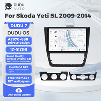 DUDUAUTO para Skoda Yeti 5L 2009-2014, Sistema Multimedia Android Modificado para Auto, Navegación Bluetooth, Carplay, Pantalla de Visión Trasera