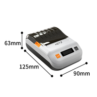 Imprimante thermique portable pour machine d'étiquetage, pour autocollants adhésifs de câbles, format de papier 15mm-50mm, garantie 1 an, en stock