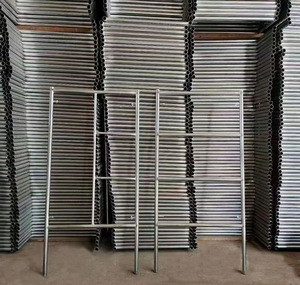 Giàn giáo di động thép mạ kẽm H khung giàn giáo nền tảng cho xây dựng xây dựng Thang giàn giáo các bộ phận - Product Image 4