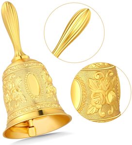 Hot Selling Antique Hand <strong>Bell</strong> Call <strong>Bell</strong> <strong>Brass</strong> Wedding Gold Silver Tourist Souvenir <strong>Brass</strong> Hand <strong>Bells</strong> - Product Image 3
