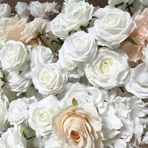 ดอกไม้ประดิษฐ์2025ซุ้มโค้งพื้นหลังสีขาวสำหรับงานแต่งงานดีไซน์ใหม่โรงงาน - Product Image 3