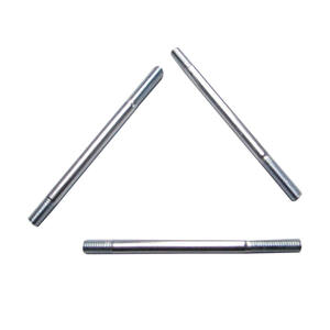 Pernos Dobles M6*90168F/170, Paquete de 100, Completamente Roscados, de Acero al Carbono, para Piezas de Motor de Maquinaria - Product Image 2