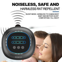 Nouveau Répulsif Ultrasonique Haute Puissance 2026 avec Minuterie et 4 Lumières Flash Latérales pour Éloigner Rats, Cafards, Chiens, Chats et Autres Animaux