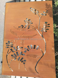 Moderne Durable En Acier Corten Décoratif Clôture En <span class=keywords><strong>Bambou</strong></span> Jardin - Product Image 5