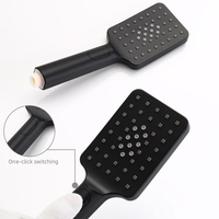 Ensemble de douche mitigeur tactile haut de gamme entièrement encastré avec jet extractible, multifonctionnel et robinet réglable