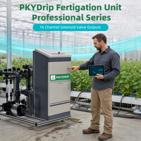 Contrôleur de fertigation intelligent à 3 canaux PKYDrip, système de dosage automatique d'engrais pour l'irrigation des serres agricoles