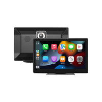 Caméra de tableau de bord DVR Carplay IPS 9 pouces H509F, résolution HK, écran tactile pour voiture, fonction de projection de téléphone, montage sur toit