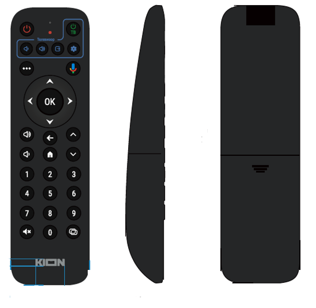 Customized 41 Buttons Russian KION Remote Control for TV Box, MTC Remote Control MYTV Remote Control for TV Box