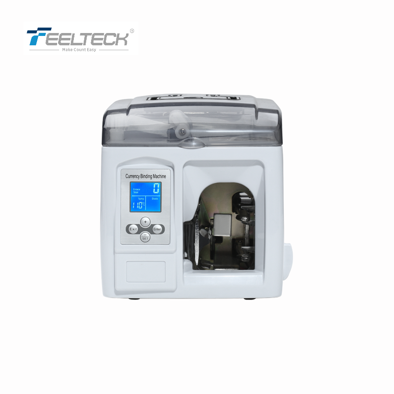 Paper Tape Automatic Currency Strapping Machine Banknote Binding Machine Electric Money Bundling Machine for Bank