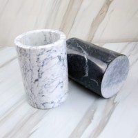 Tempat Penyimpanan Anggur Merah Modern dari Marmer Alami Ramah Lingkungan, Ember Es untuk Pesta, Wadah Minuman