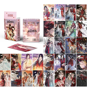50 unids/caja Heaven Official's Blessing Laser Card <span class=keywords><strong>Howard</strong></span> Wang James Cheek Tian Guan Ci Fu Xie Lian Hua Cheng Lomo Anime tarjetas de regalo - Product Image 3