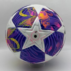 Pallone da Calcio Finale Stagione Europea 2026, Materiale PU Effetto Specchio, Misura 5, Pallone da Calcio di Alta Qualità per Allenamento <span class=keywords><strong>e</strong></span> Partite, Logo Personalizzabile - Product Image 2