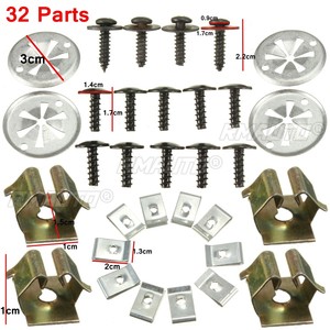 ชุดคลิปยึดแผ่นปิดใต้ท้องเครื่องยนต์ 1 ชุด สำหรับ VW Golf MK4 และ Audi A3 Bora - Product Image 6