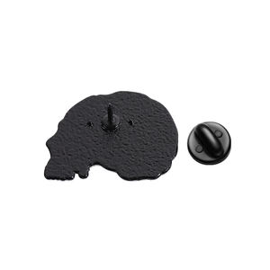 Cartoon Katze Skelett Emaille Pin lustige Tier Brosche Revers Abzeichen für Tasche Kleidung Hut Schmuck Geschenk - Product Image 5