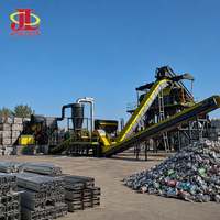 Broyeur hydraulique d'aluminium, machine de recyclage des extrusions métalliques en aluminium, usine de recyclage UBC