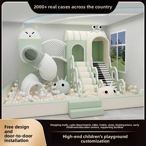 Château de jeu Naughty Castle : Parc de jeux intérieur/extérieur avec trampoline et toboggan pour enfants, idéal pour les maternelles et les centres commerciaux - Product Image 3