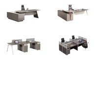Scrivania Direzionale a L Regolabile in Altezza di Alta Qualità, Moderna e Durevole, Postazione di Lavoro Elettrica in MDF per Ufficio, Arredamento OEM per Manager