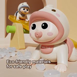 Bebé aprendiendo a escalar, juguete Musical eléctrico, guía <span class=keywords><strong>de</strong></span> muñeca <span class=keywords><strong>para</strong></span> gatear, máquina <span class=keywords><strong>de</strong></span> <span class=keywords><strong>cuentos</strong></span> <span class=keywords><strong>de</strong></span> iluminación <span class=keywords><strong>para</strong></span> educación temprana <span class=keywords><strong>para</strong></span> bebés - Product Image 5