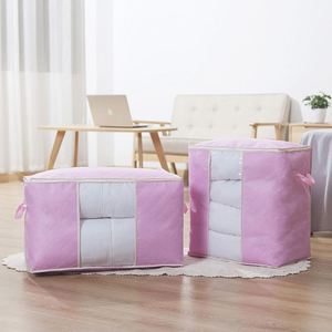 90L 1-pack Clothes Storage Blanket Storage <b>Bags</b> Storage Containers for Organizing Bedroom - Product Image 4